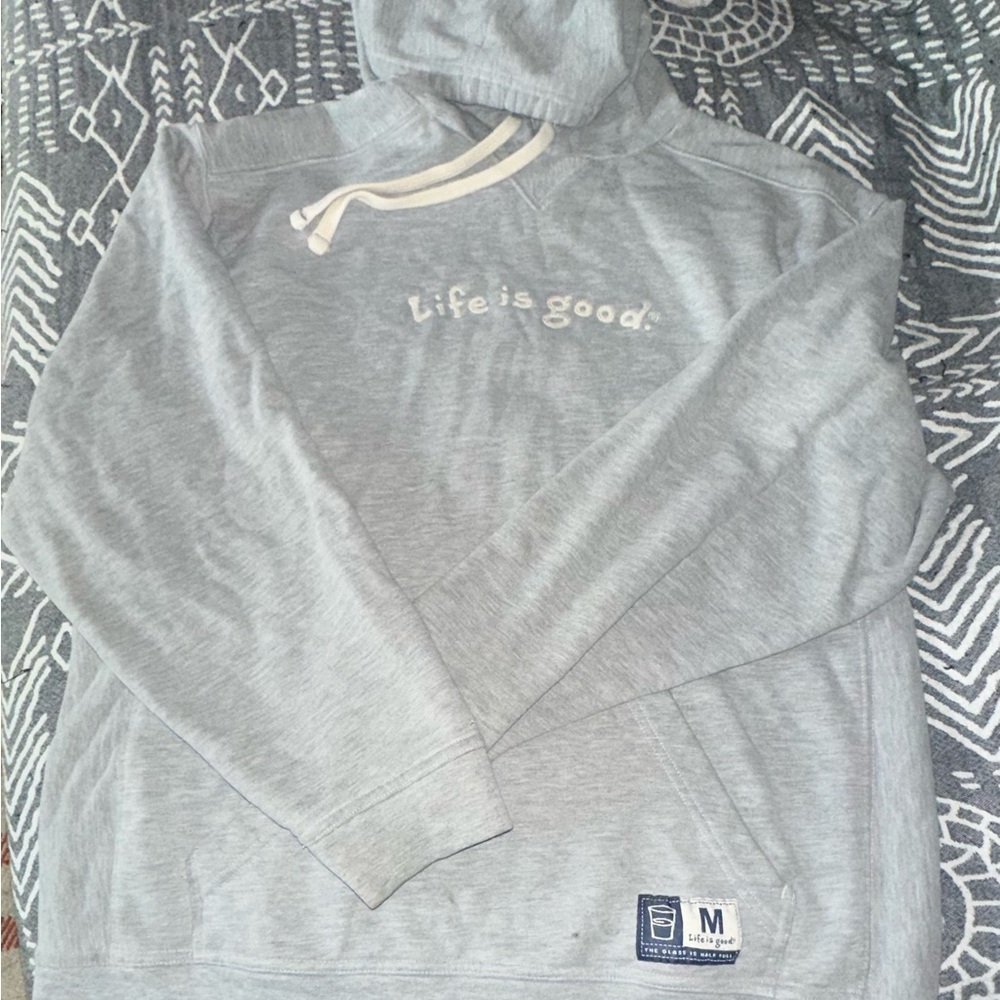 Life Is Good Gray Sweatshirt